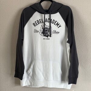 Torrid Rebel Academy Black and White Hoodie